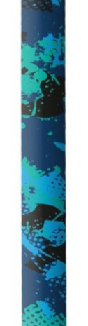 cadeau/kaftpapier Riff 70 x 200 cm zwart/blauw