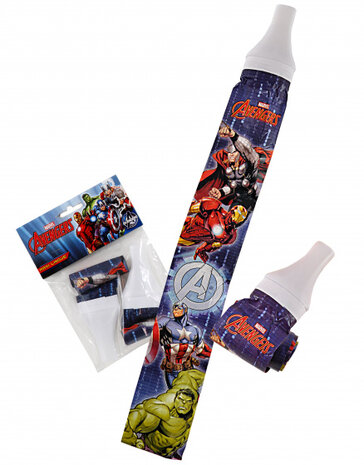 roltongen Avengers papier blauw 2 stuks