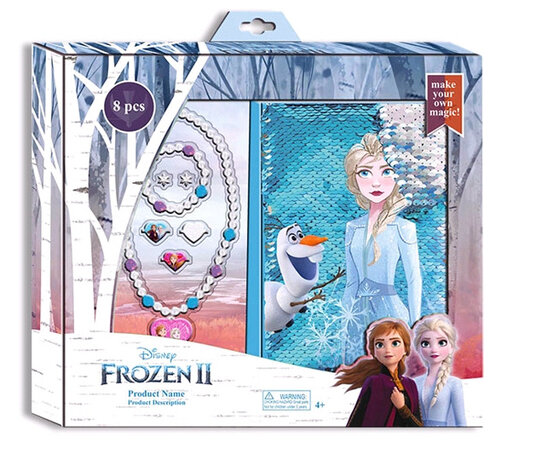 accessoires en dagboek Disney Frozen 2 meisjes 8-delig