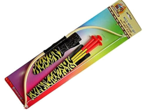 accessoireset Wild-West junior 48 cm geel/zwart 7-delig