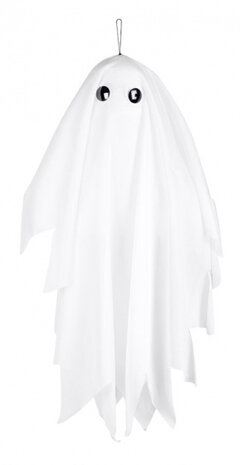 decoratie Shaking Ghost 56 x 25 cm polyetheen wit