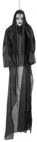 decoratie Whining Widow 185 x 74 cm polyester zwart