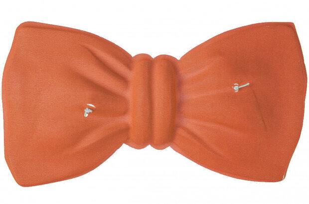 verkleedaccessoire vlinderstrik 20 x 11 cm oranje