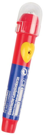 lantaarnkaars 12 cm rood