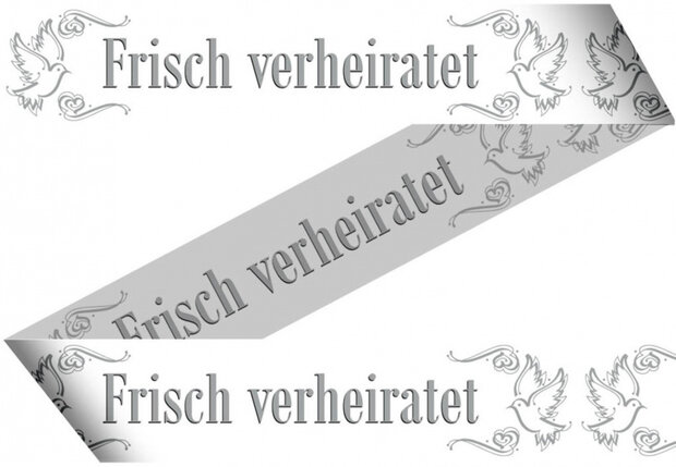 markeerlint Frisch Verheiratet 15 m wit/grijs