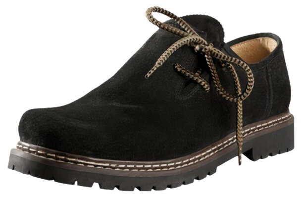 trachtenschoenen heren leer zwart maat 43