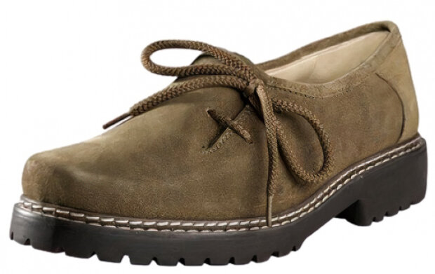 trachtenschoenen heren leer bruin maat 46