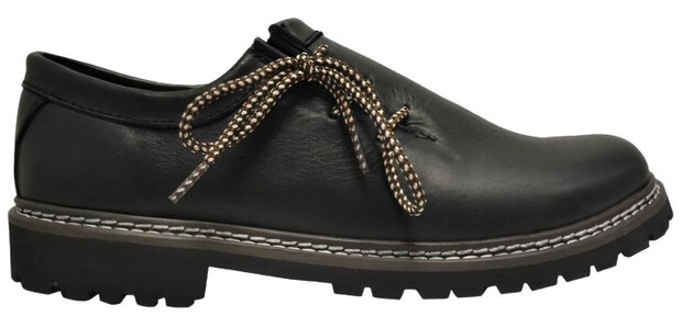 trachtenschoenen heren leer zwart maat 43