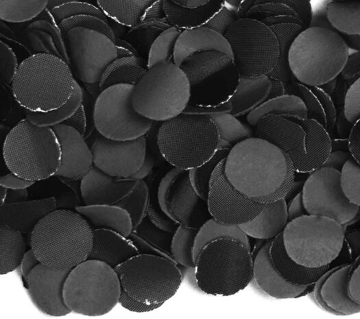 confetti 1 kilogram papier zwart
