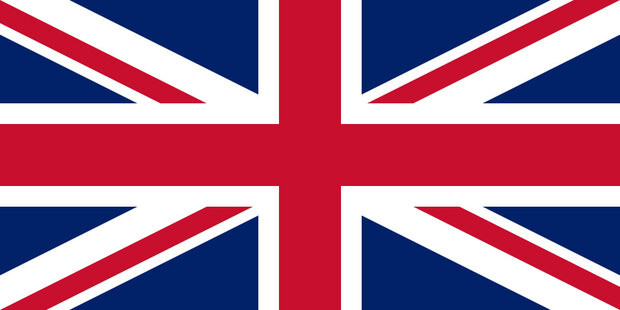 landsvlag United Kingdom 150 cm blauw/rood/wit