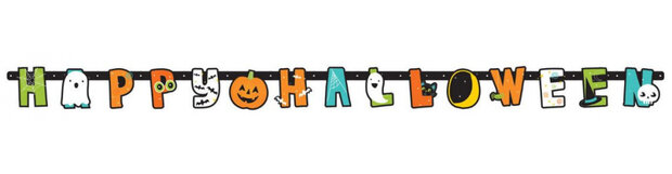 letterslinger Halloween Friends 1,92 meter karton 6-delig