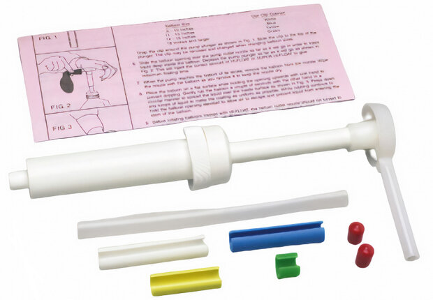 ballonnenpomp Ultra Hi Float 12 cm staal wit