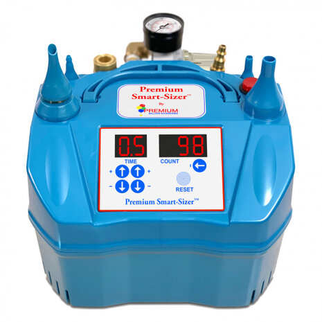 ballonnenpomp Smart Sizer 230V blauw 4-delig