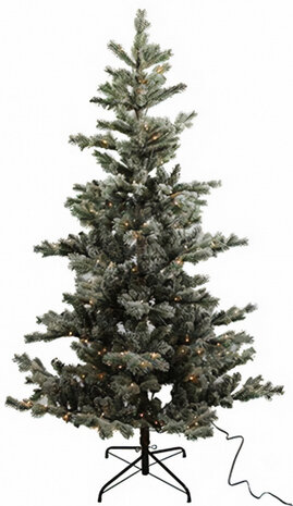 kunstkerstboom Henry led-licht 120 cm zijde groen
