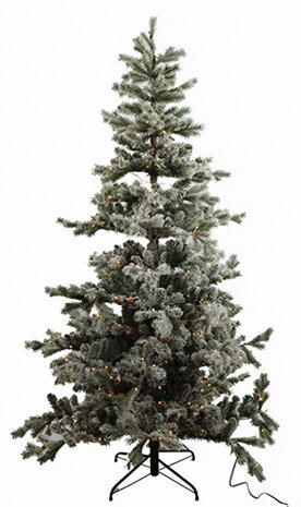 kunstkerstboom Henry led-licht 210 cm zijde groen