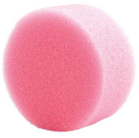grimeersponsje rond 6 x 3 cm foam roze