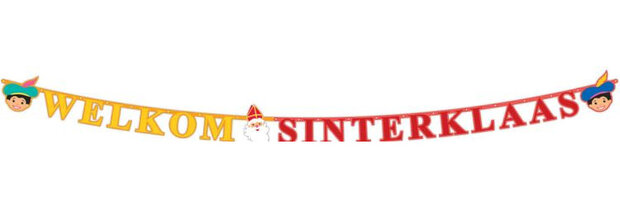 letterslinger Sint en Piet junior 2,3 meter karton