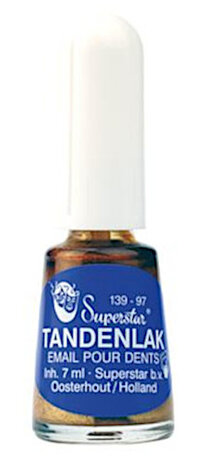 tandenlak met kwastje 7 ml goud