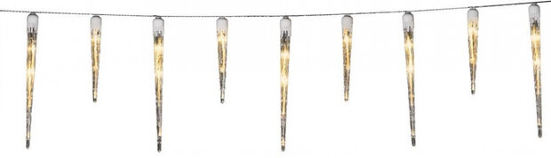 ijspegelverlichting led 2400K 3,75 meter wit/amber