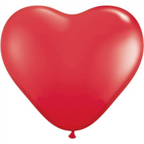 ballonnen Hart 28 cm latex rood 100 stuks