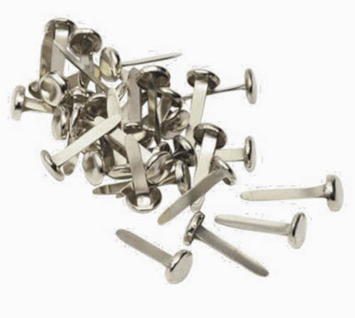 splitpennen banner 1 cm staal zilver25 stuks