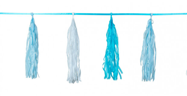 geboorteslinger 3 m blauw