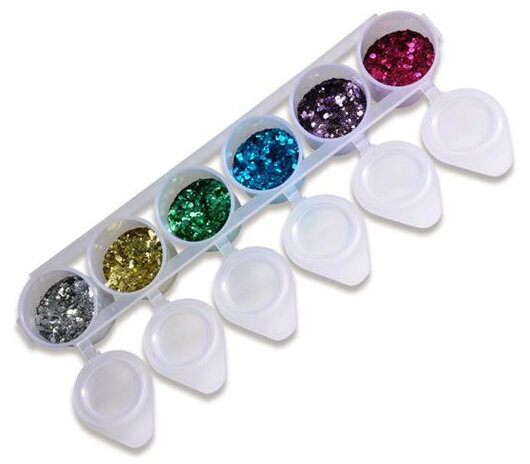 schmink Chunky Glitter 130 ml 6-delig