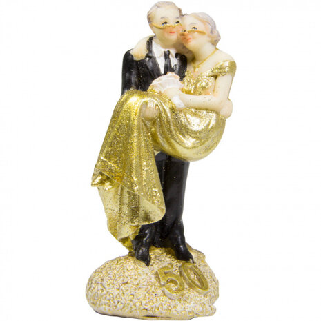 trouwfiguurtje 50 jaar goud