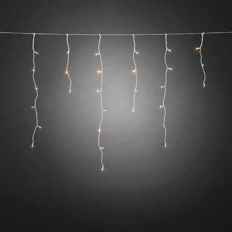 ijspegelverlichting 80 led 2200K 3 meter wit/amber