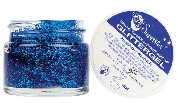 glittergel 15 ml gel donkerblauw