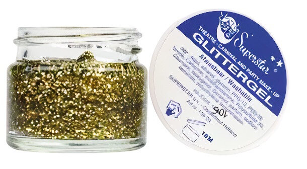 glittergel 15 ml gel goud