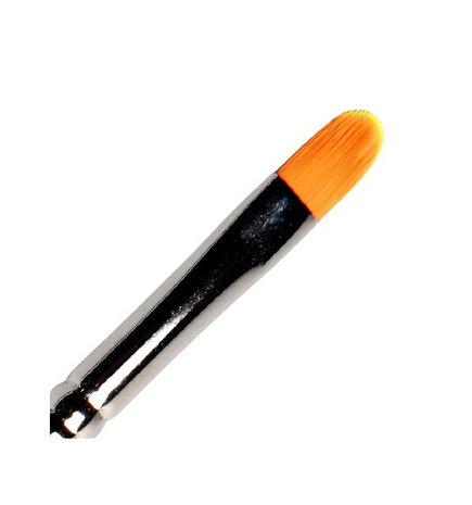 penseel Filbert nr. 4 synthetisch zwart
