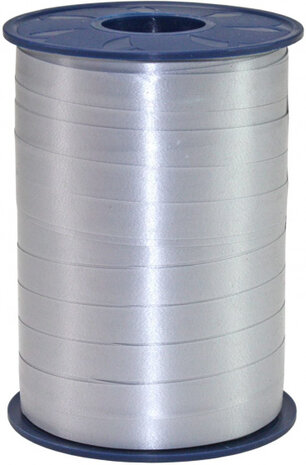 cadeaulint 250 meter polyester zilver