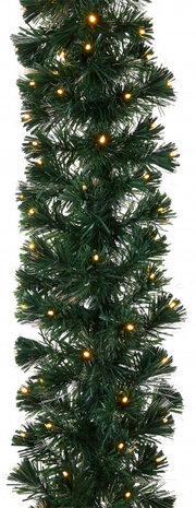 kerstslinger met lampjes 2 meter groen 112 led-lampjes