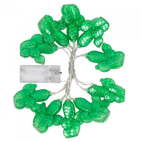 lichtsnoer cactussen 140 cm polystyreen groen