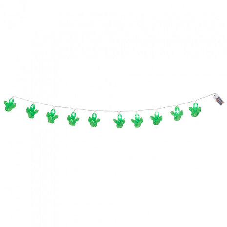 lichtsnoer cactussen 140 cm polystyreen groen