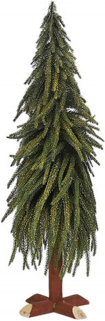 kerstboom 60 x 22 cm groen/goud