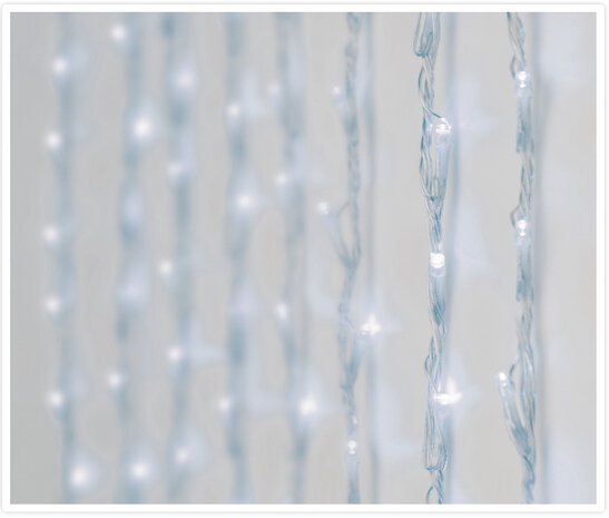 kerstverlichting Waterval 220 led 2 meter wit