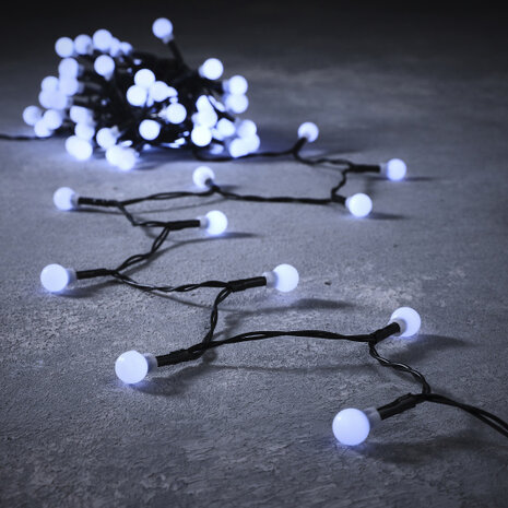 snoerverlichting Berry 7,2 m 96 led koud wit