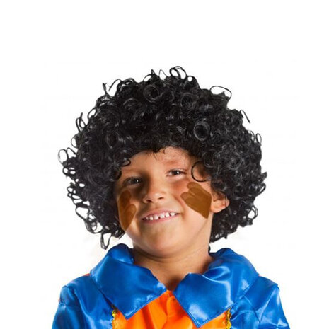 pietpruik junior kunsthaar zwart