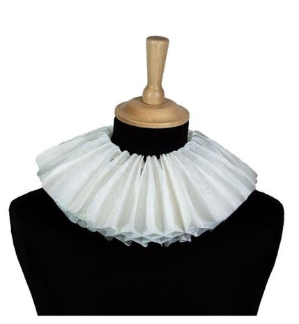 pietenkraag papier wit one-size