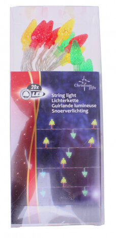 kerstverlichting kegels 30 cm 20-delig