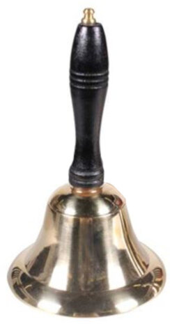 kerstmanbel deluxe 24 cm staal goud