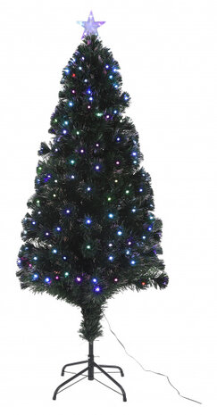 kunstkerstboom Abbey led 150 cm glasvezel groen
