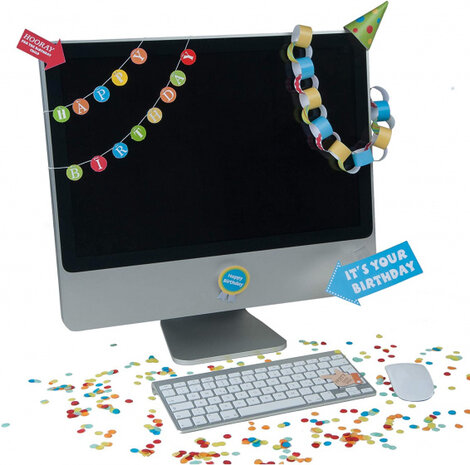 feestpakket Desktop papier 8-delig