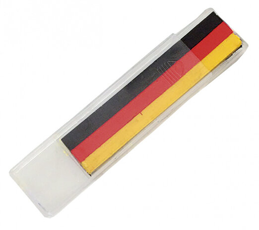 schmink Duitse vlag zwart/rood/geel