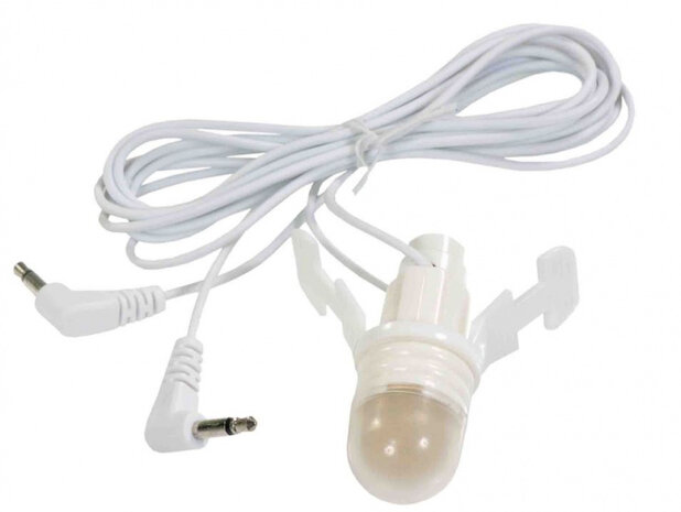 kerstverlichting plug led 190 cm 3V wit