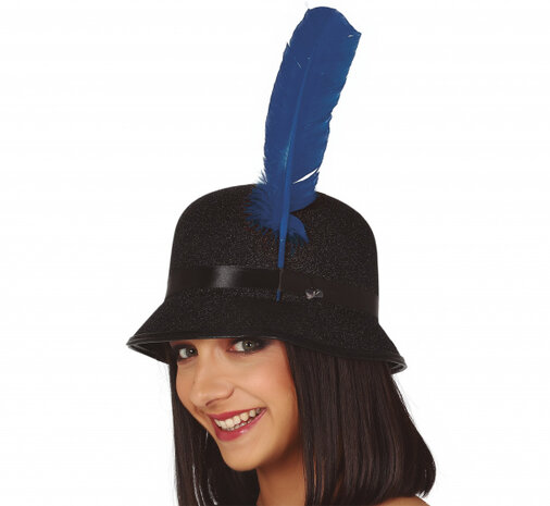 veer 30 cm polyester blauw