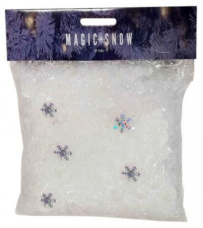 sneeuwvlokconfetti 85 gram wit