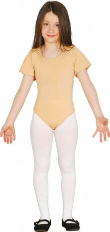 bodysuit meisjes polyester naturel maat 104/110